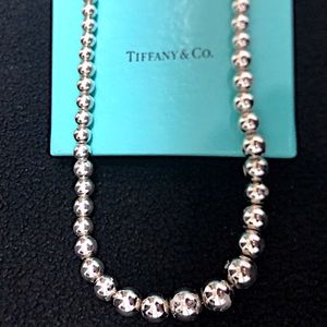 SOLD Tiffany & Co. Graduated Ball necklace